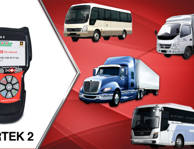 Máy chẩn đoán ô tô Cartek 2 đọc lỗi các dòng xe tải, xe buýt, xe đầu kéo