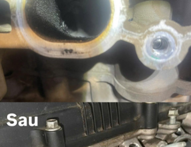 Dịch vụ vệ sinh đường ống nạp bằng máy bắn trấu