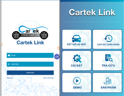 Hướng dẫn sử dụng app Cartek Link CARTEK LINK Hướng dẫn sử dụng app Cartek Link CARTEK LINK