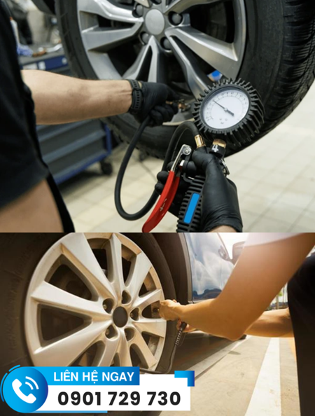 Bơm Khí Nito Ô Tô