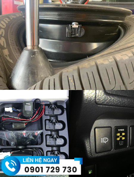 Cảm biến áp suất lốp ô tô