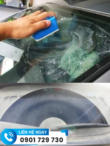 Tẩy ố kính ô tô