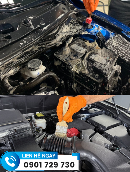 Vệ sinh khoang máy